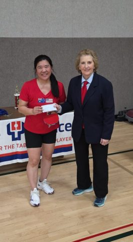 Wisconsin State Championship Check for 2nd Place with Linda Organizer