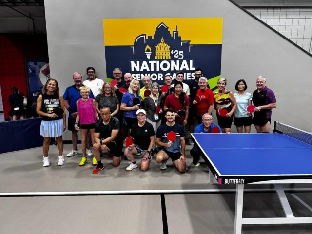 Coach Pech and trainees